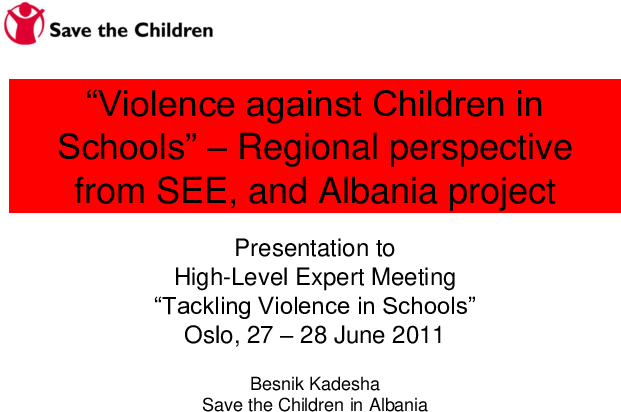 Presentation_Violence_in_schools_SEE__Albania[1].pdf_0.png